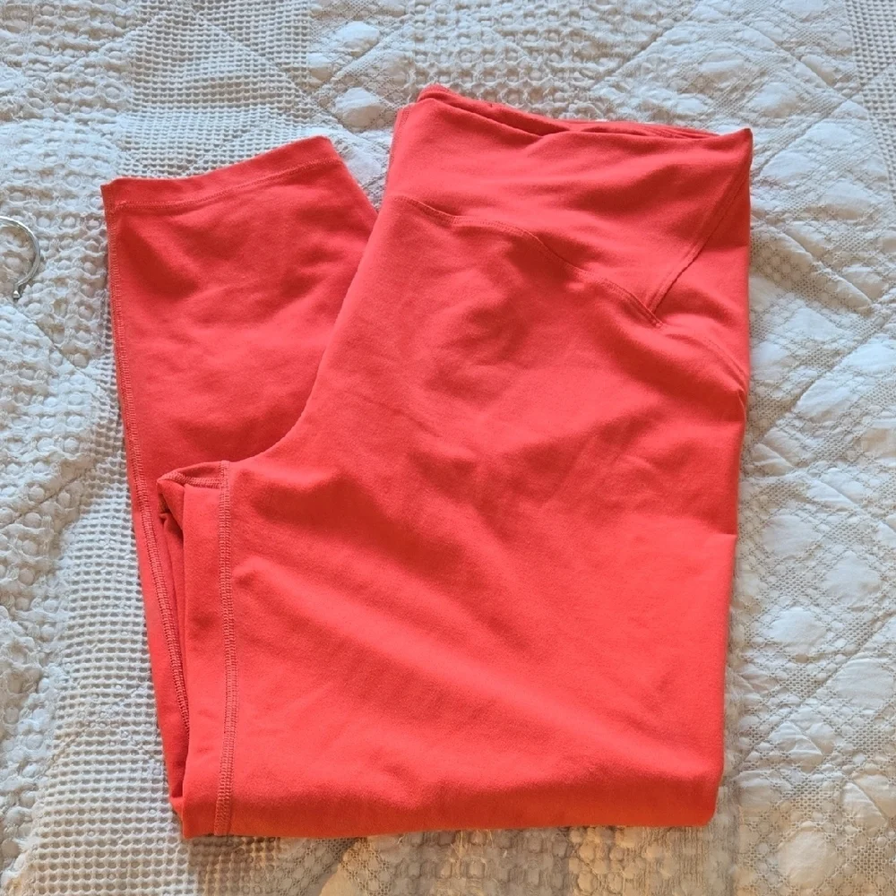 Outdoor Voices Bright Red Leggings Athletic Athleasure XXXL